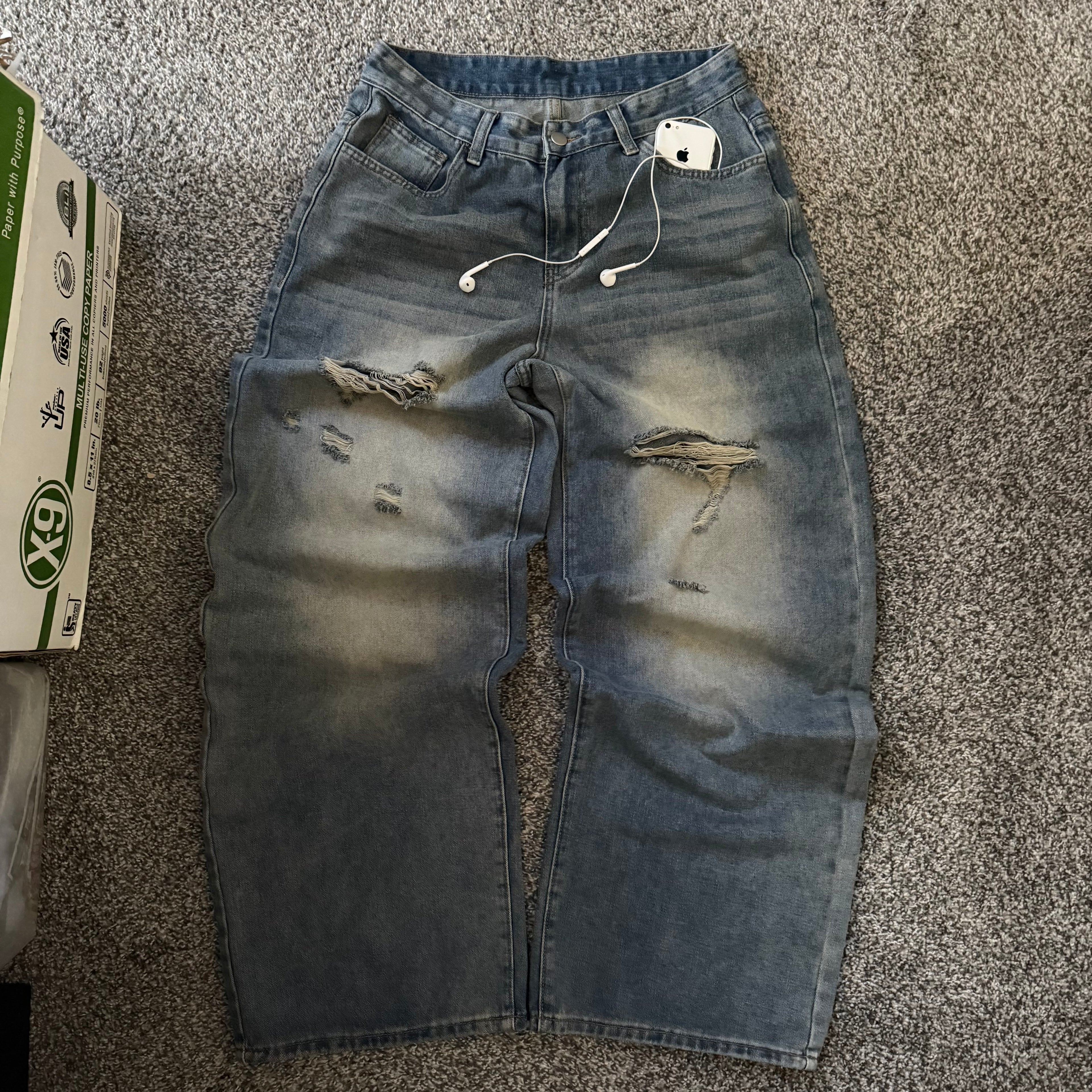 “Torn” jeans